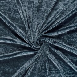 Pannesamt *Marie* Uni - jeansblau