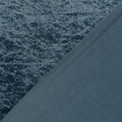 Pannesamt *Marie* Uni - jeansblau