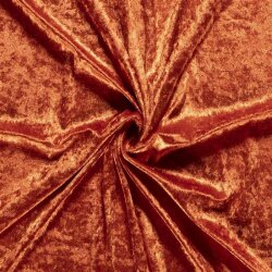 Pannesamt uni warm rost rot