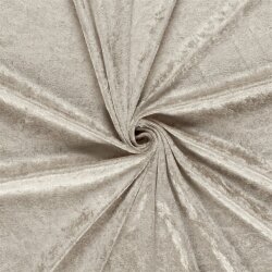 Pannesamt *Marie* Uni - hellbeige