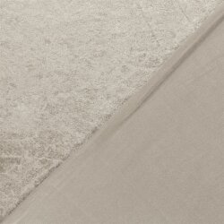 Pannesamt *Marie* Uni - hellbeige
