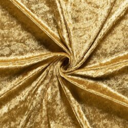 Pannesamt *Marie* Uni - gold gelb