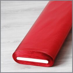Folienjersey Struktur - Metallic rot