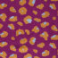 Teddystoff Leotupfen - fuchsia/orange