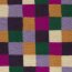 Teddystoff buntes Schachbrettmuster - fuchsia