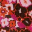 Teddystoff Retro Blumen - bunt