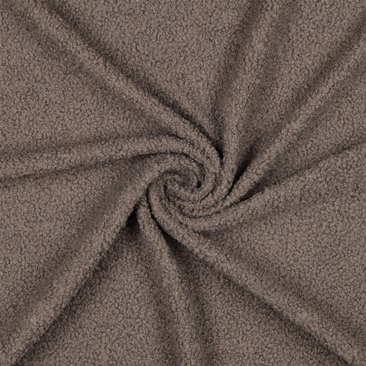 0,6 Meter - Teddystoff *Vera* - taupe