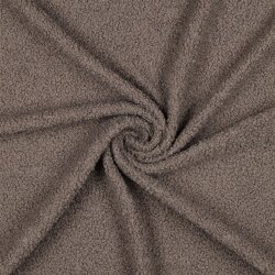 0,6 Meter - Teddystoff *Vera* - taupe