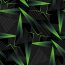 0,65 Meter - Wintersweat Digital Neon Graphik - schwarz
