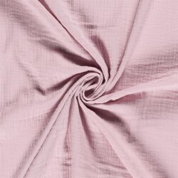 0,8 Meter - Musselin Uni *Marie* - altrosa