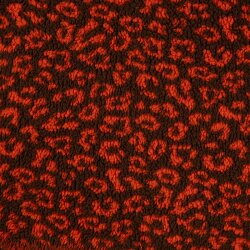 Teddystoff Leopard - braun/orange