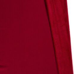 0,9 Meter - Alpenfleece *Marie* Uni - dunkelrot