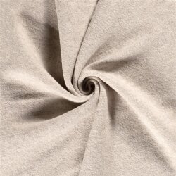 0,7 Meter - Walkloden Melange *Marie* - creme