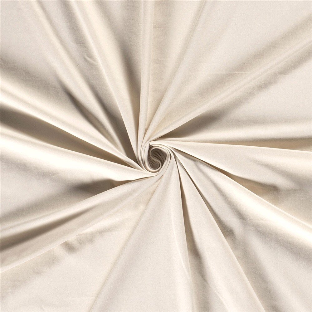 0,3 Meter - Baumwolljersey *Bibi* Uni - cremerose