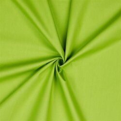 0,4 Meter - Baumwollpopeline *Vera* Uni - limette