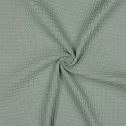 0,8 Meter - Waffelpiqué *Vera* 6mm- mint