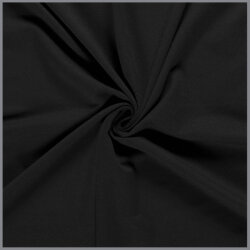0,5 Meter - French Terry *Marie* Uni - schwarz