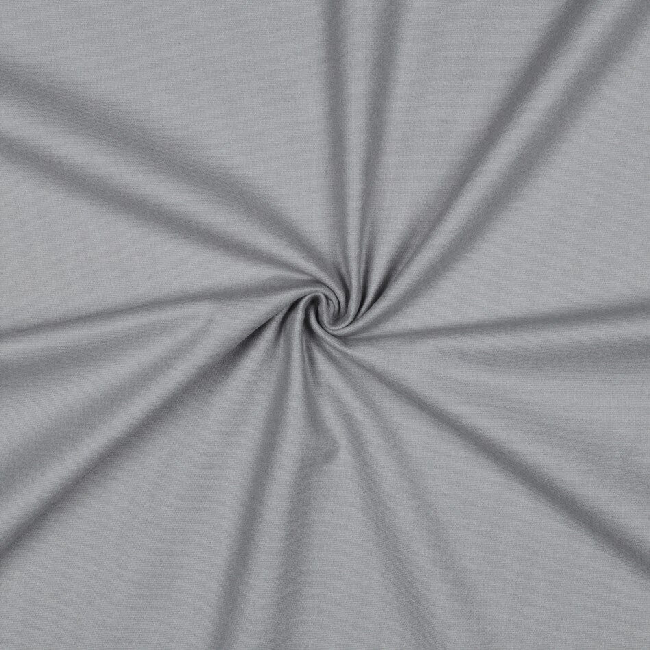 0,5 Meter - Baumwollflanell *Vera* - grau