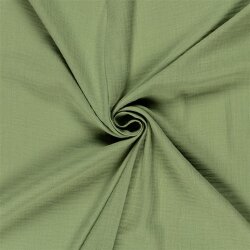 0,5 Meter - Musselin Uni *Marie* - kiwi