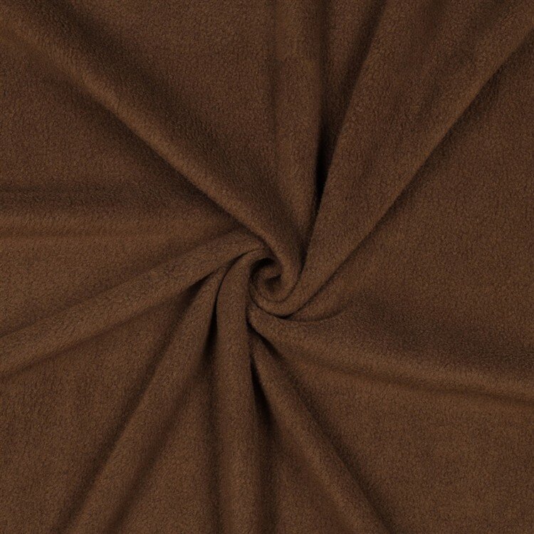 0,5 Meter - Antipilling Fleece *Vera* - kaffee