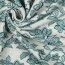 0,9 Meter - Ganzjahressweat  Blumen - creme meliert