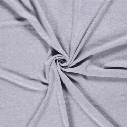 0,6 Meter - Antipilling Fleece *Marie* Uni -satin grau...