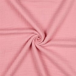 0,5 Meter - Dreilagiger Baumwoll Musselin Bio~Organic -...