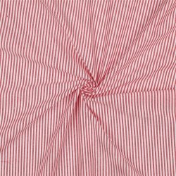 0,5 Meter - Baumwollpopeline Streifen 3mm,...