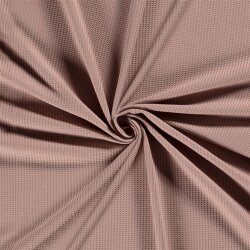 0,5 Meter - Waffeljersey *Marie* - soft malve