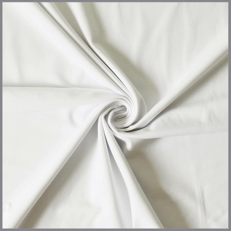 0,8 Meter - Baumwolljersey *Mila* Uni - creme