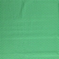 Baumwollpopeline Herzen 5mm - grasgrün