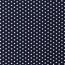 Baumwollpopeline Sterne 10mm - nachtblau