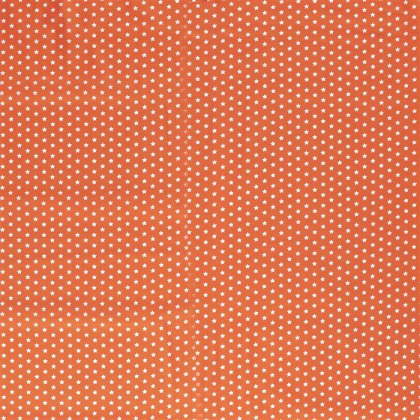 Baumwolle Sterne 10mm - orange