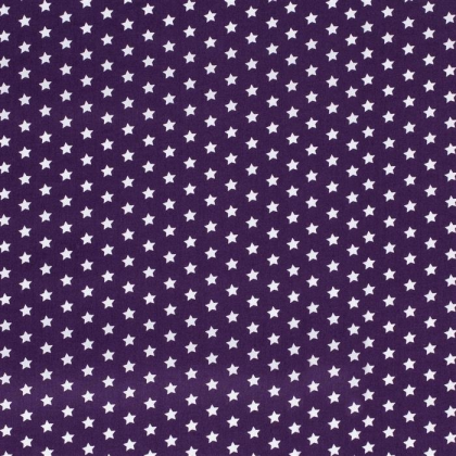 Baumwolle Sterne 10mm - lila