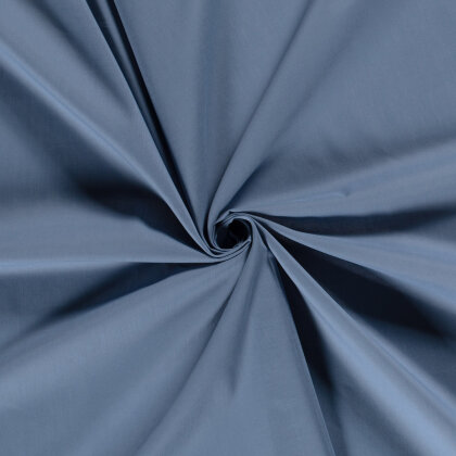 Baumwollbatist *Marie* Uni - jeansblau