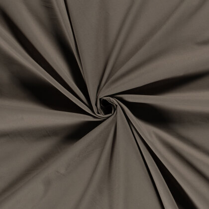 Baumwollbatist *Marie* Uni - taupe