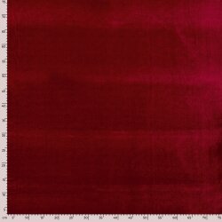 Stretch Samt *Marie* Uni - granatrot