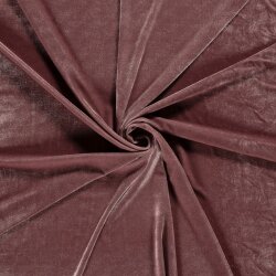 Stretch Samt *Marie* Uni - rosemary