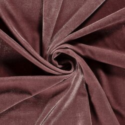 Stretch Samt *Marie* Uni - rosemary