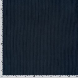 Rippenjersey *Lara* Uni - dunkelblau