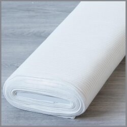 Rippenjersey *Lara* - creme - weiß