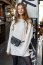 Rippenjersey *Lara* Uni - creme - weiß
