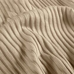 Rippenjersey *Lara* Uni - beige