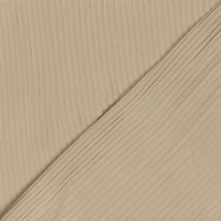 Rippenjersey *Lara* Uni - beige