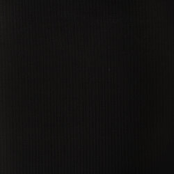Rippenjersey *Lara* Uni - schwarz