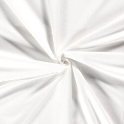 Baumwollstoff Fahnentuch Cretonne *Marie* Uni - weiss