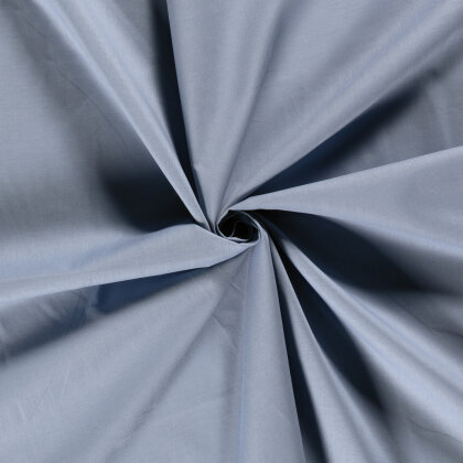 Baumwollstoff Fahnentuch Cretonne *Marie* Uni - kaltjeansblau