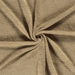 Frottee Uni dunkelbeige