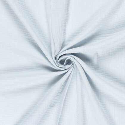Musselin Uni *Marie* - himmelblau
