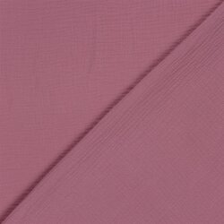Musselin Uni *Marie* - antik pink